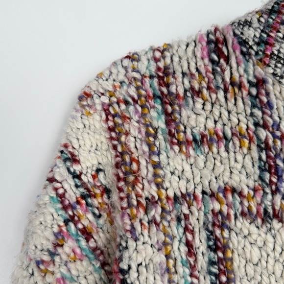 Hunter Bell Women's Knit Geometric Luxury Runway Mock Neck Rory Sweater Small - Picture 4 of 11